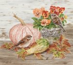 js-d176-autumn sparrows